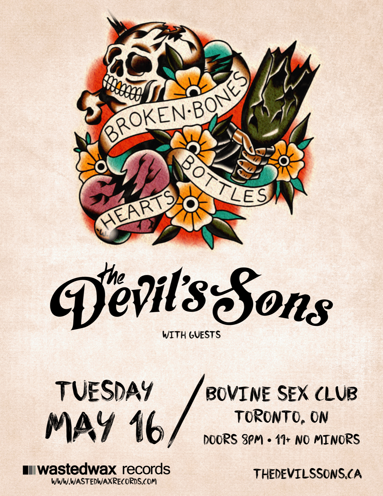 Poster: Quit It! - The Devil's Sons - Maya Blue